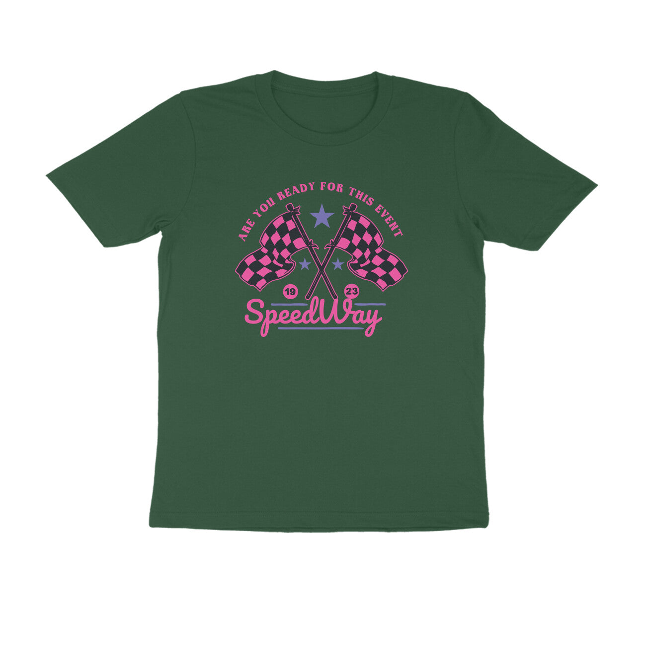 Half Sleeve Round Neck T-Shirt β Speedway 2 puraidoprints