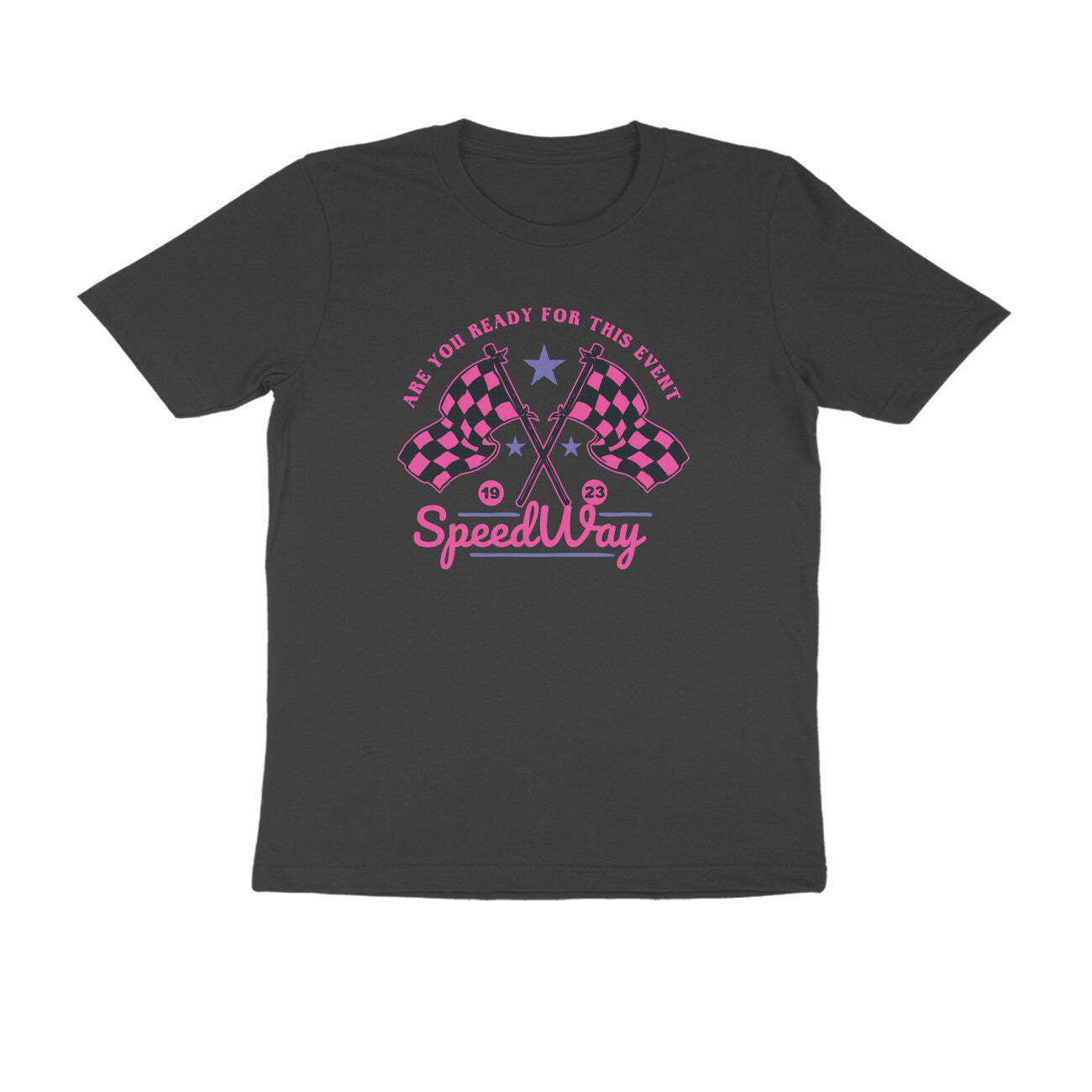Half Sleeve Round Neck T-Shirt β Speedway 2 puraidoprints