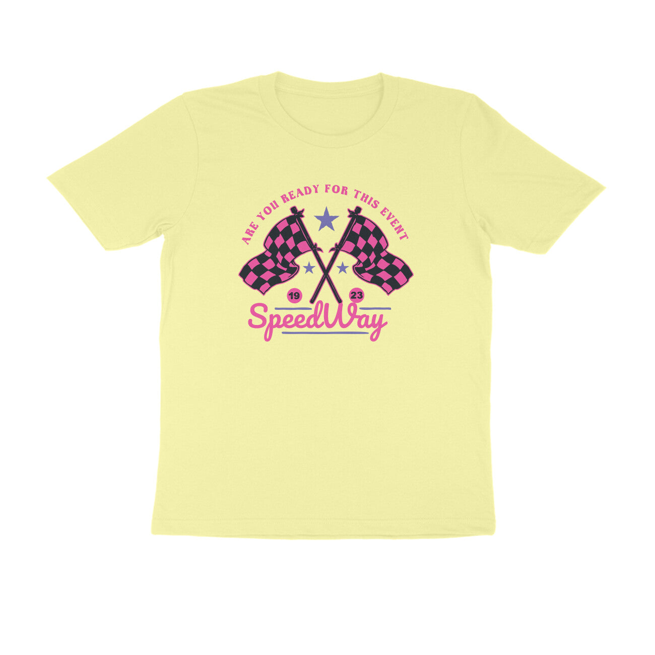 Half Sleeve Round Neck T-Shirt β Speedway 2 puraidoprints