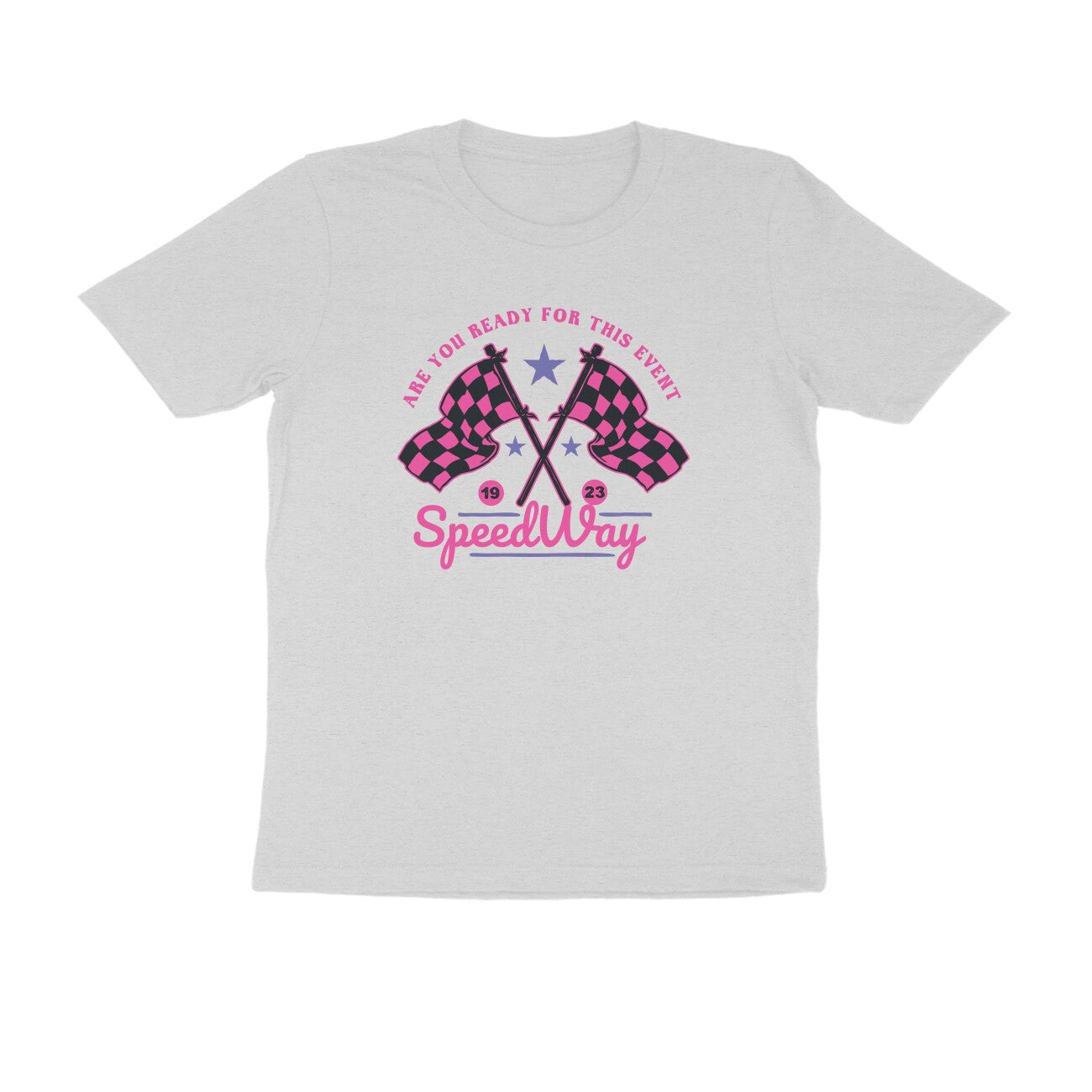 Half Sleeve Round Neck T-Shirt β Speedway 2 puraidoprints
