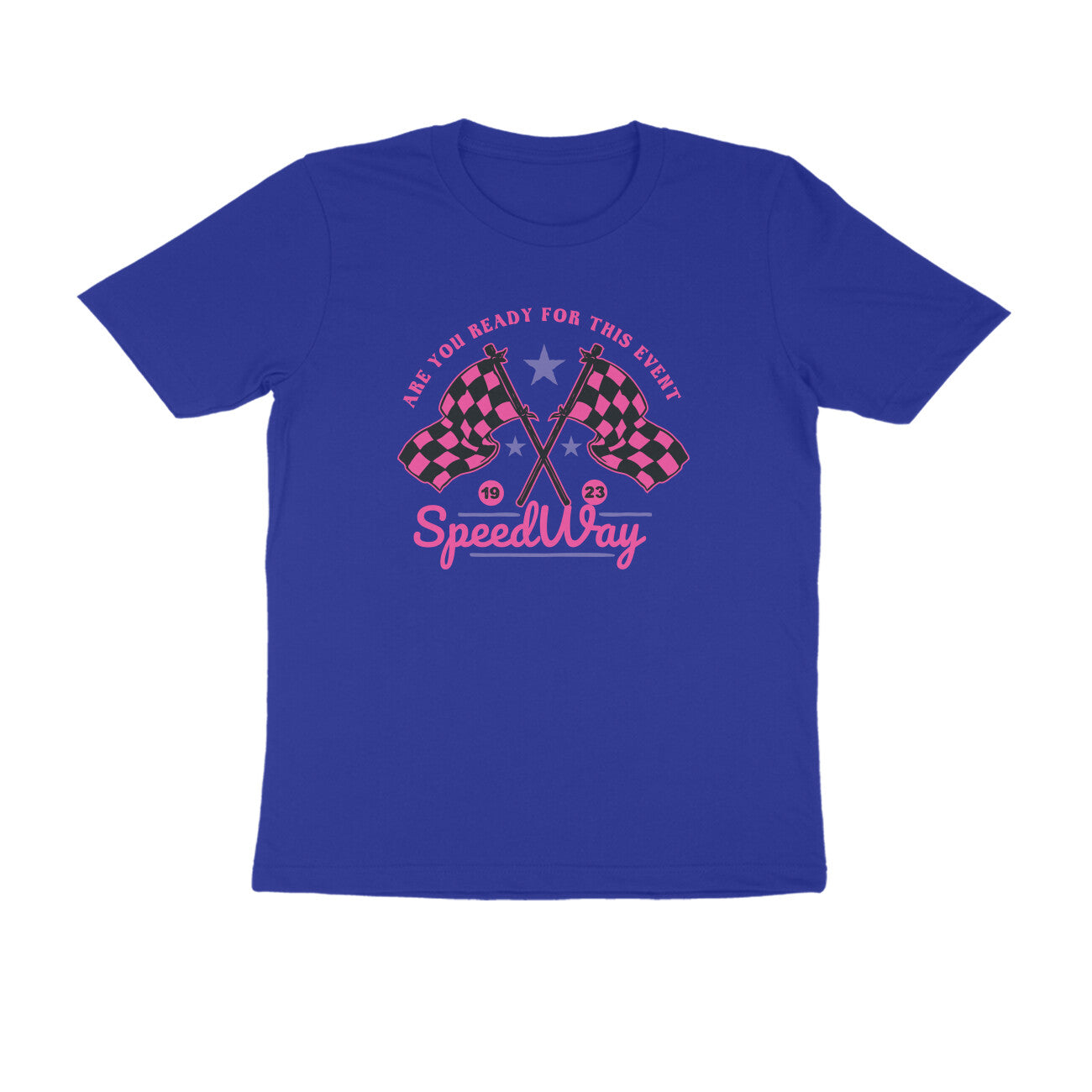Half Sleeve Round Neck T-Shirt β Speedway 2 puraidoprints