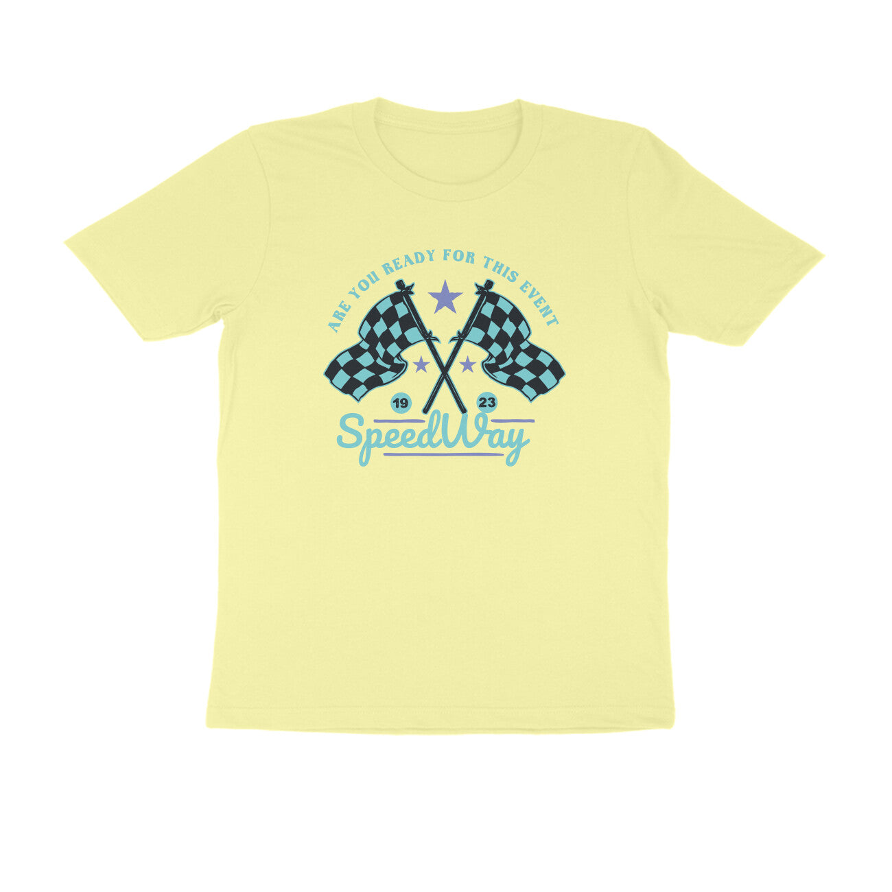 Half Sleeve Round Neck T-Shirt β Speedway 3 puraidoprints