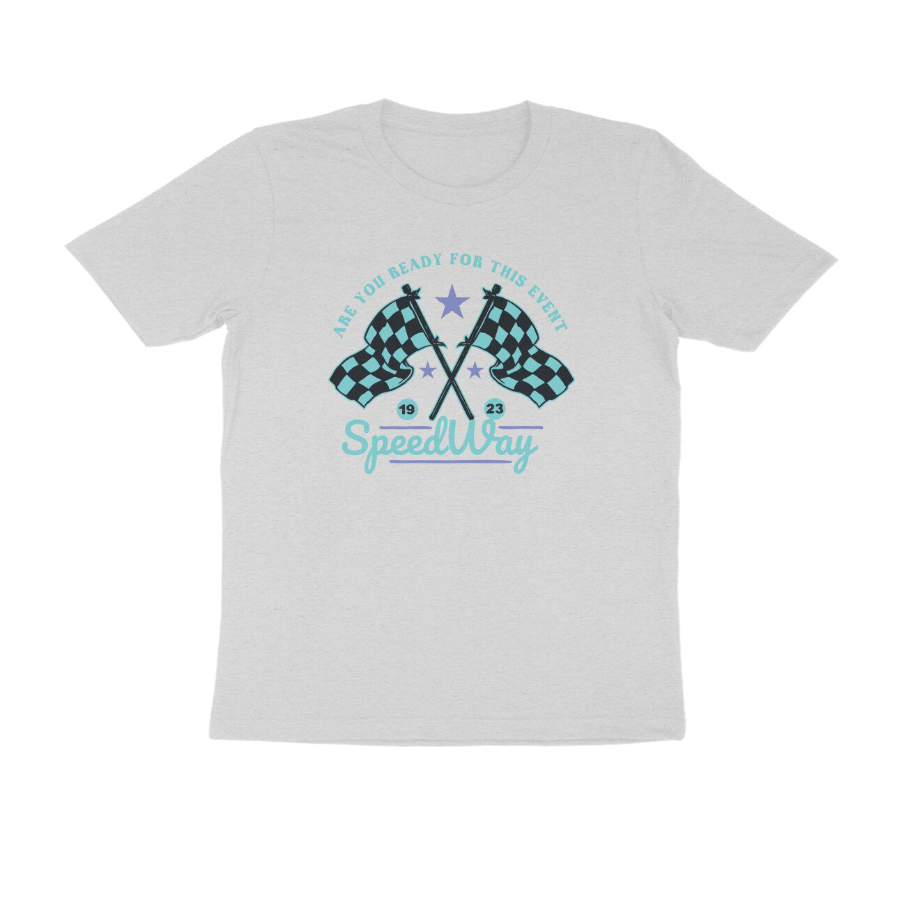 Half Sleeve Round Neck T-Shirt β Speedway 3 puraidoprints