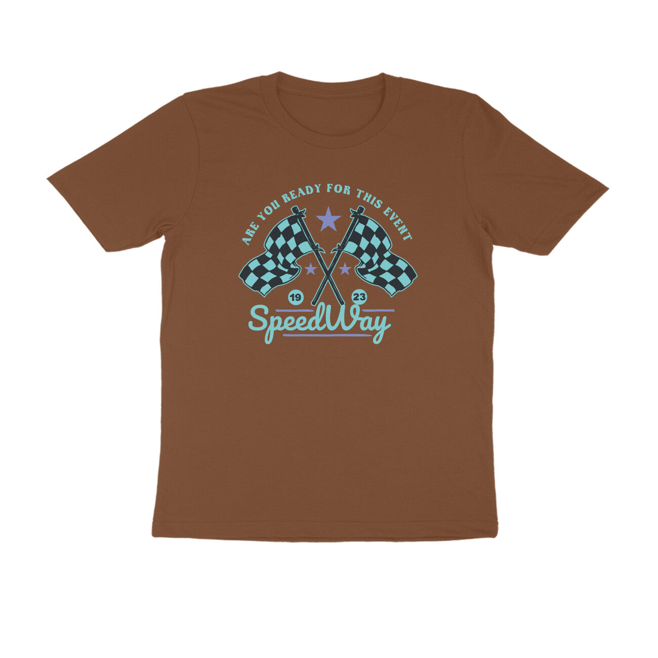Half Sleeve Round Neck T-Shirt β Speedway 3 puraidoprints