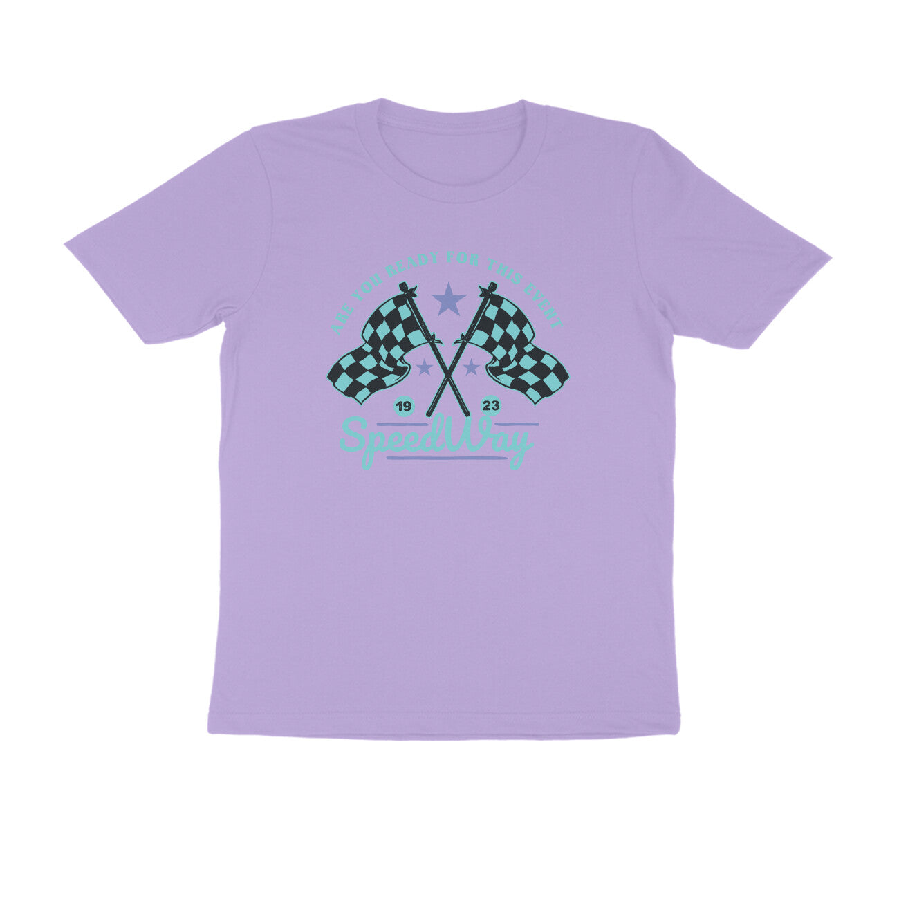Half Sleeve Round Neck T-Shirt β Speedway 3 puraidoprints