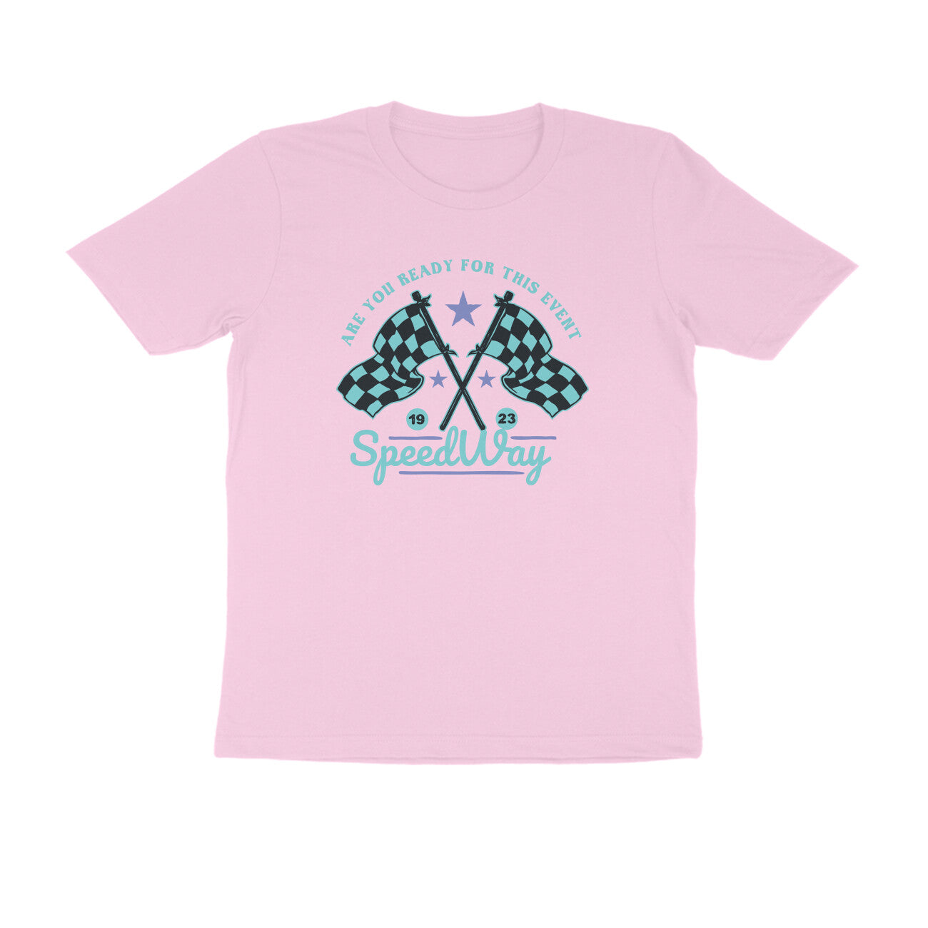 Half Sleeve Round Neck T-Shirt β Speedway 3 puraidoprints
