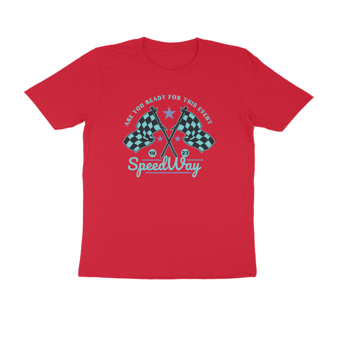 Half Sleeve Round Neck T-Shirt β Speedway 3 puraidoprints