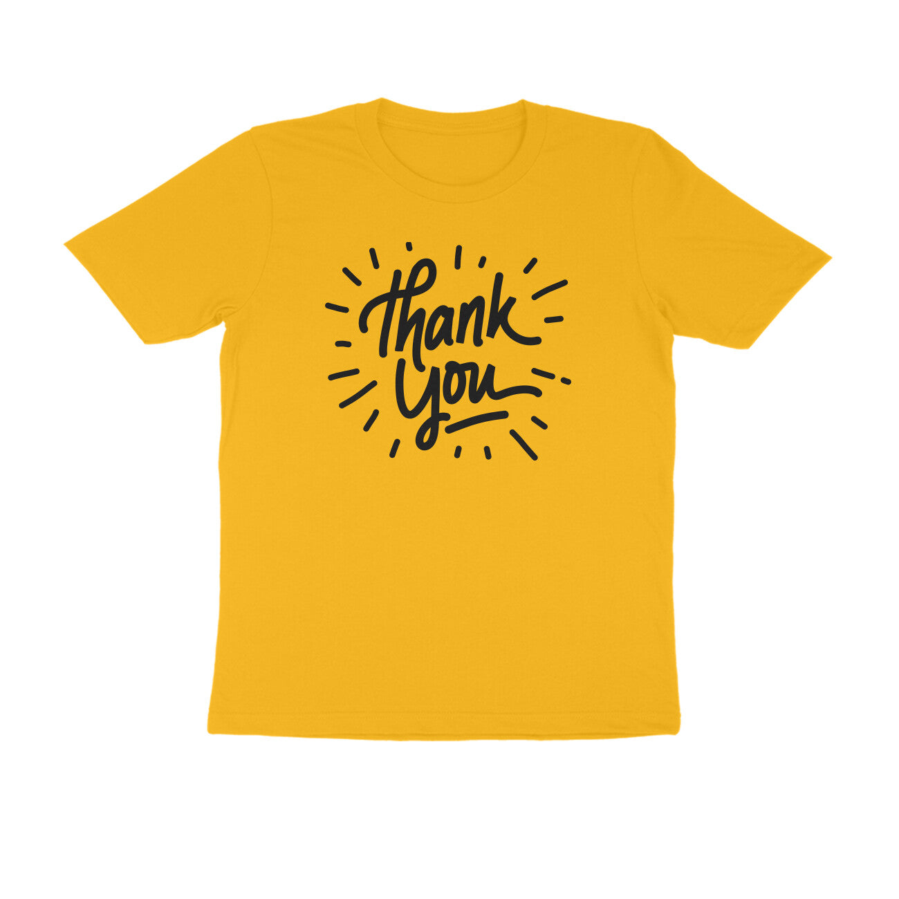 Half Sleeve Round Neck T-Shirt β Thank you 1 puraidoprints