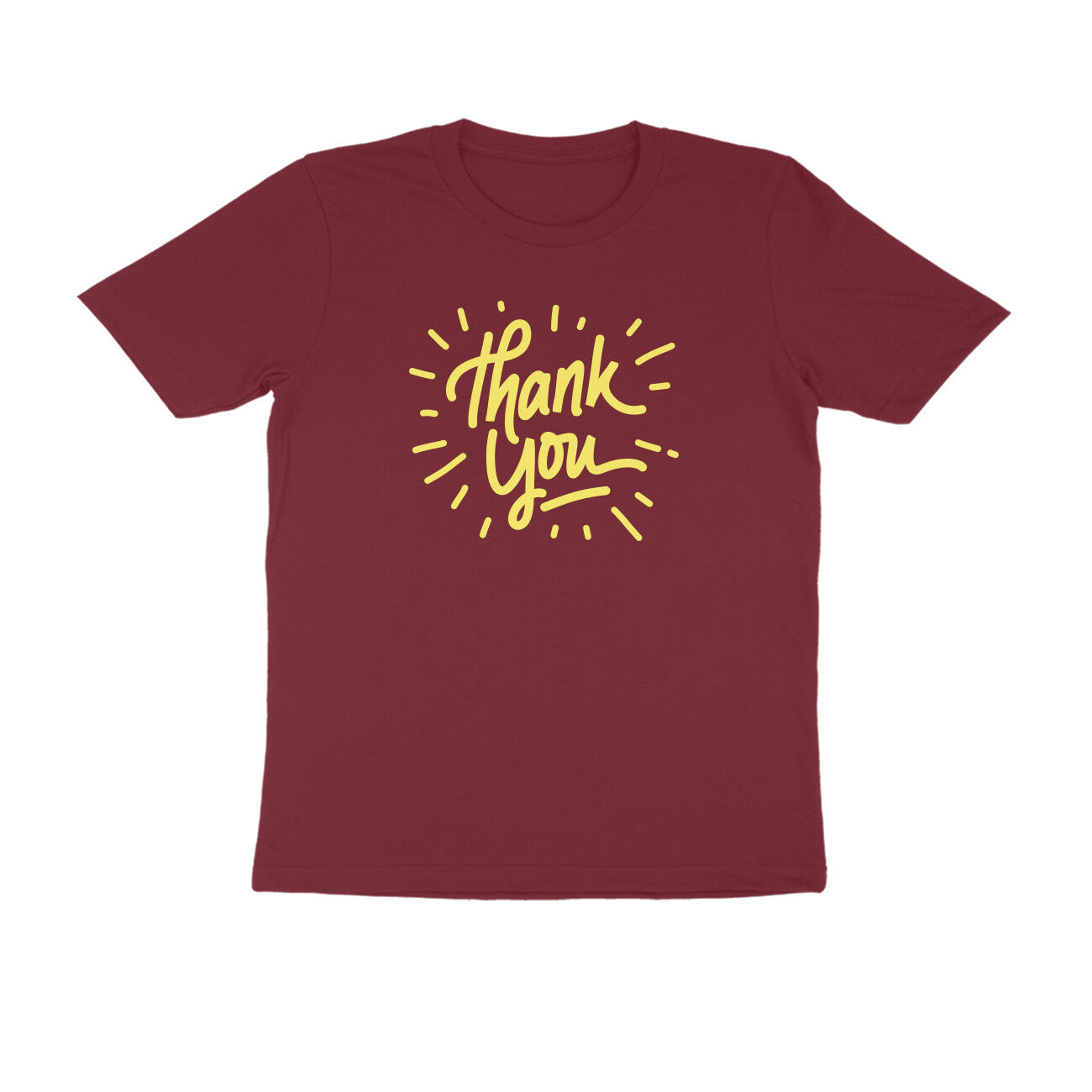 Half Sleeve Round Neck T-Shirt β Thank you 2 puraidoprints