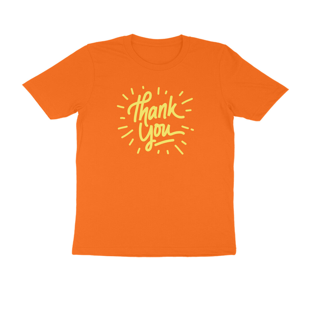 Half Sleeve Round Neck T-Shirt β Thank you 2 puraidoprints