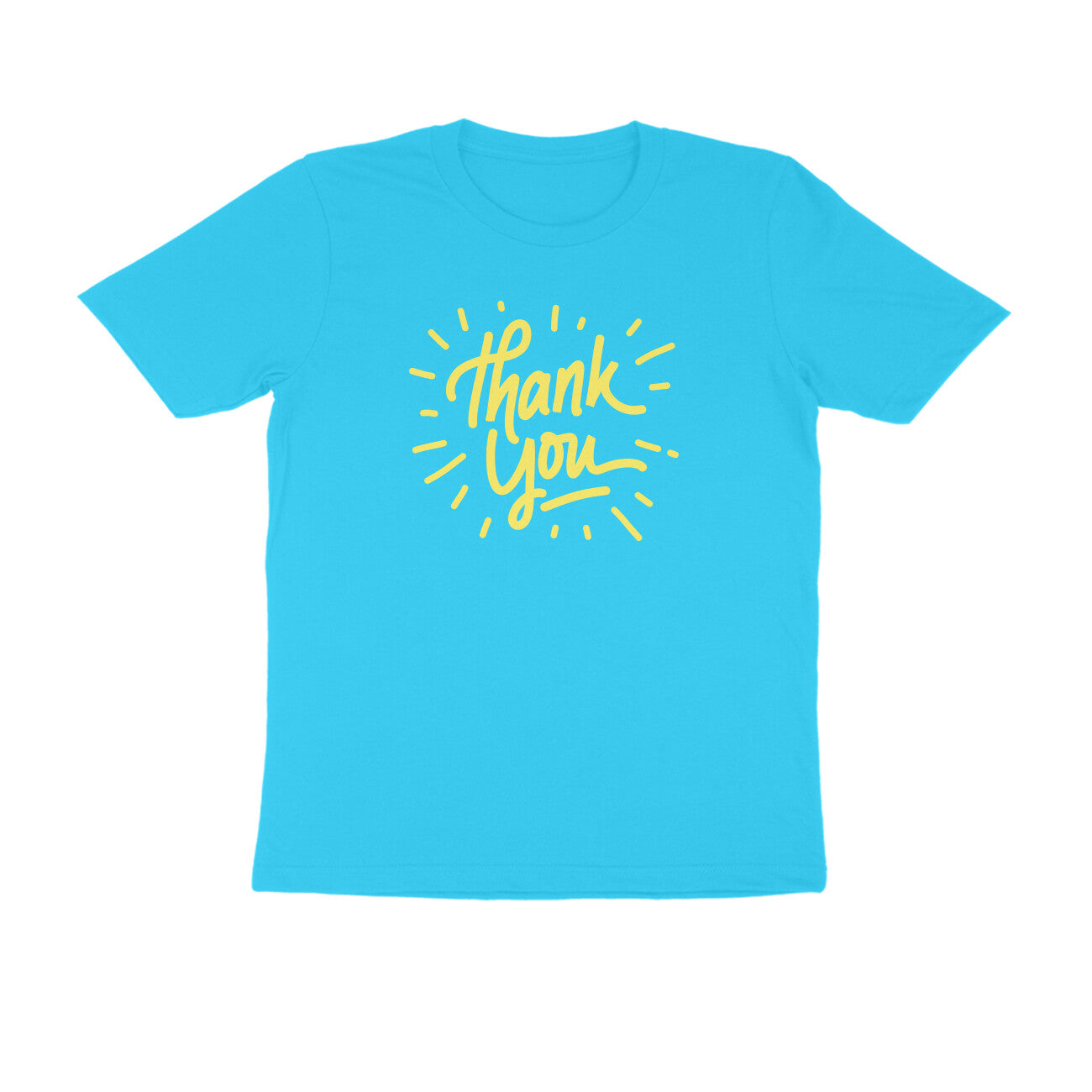 Half Sleeve Round Neck T-Shirt β Thank you 2 puraidoprints