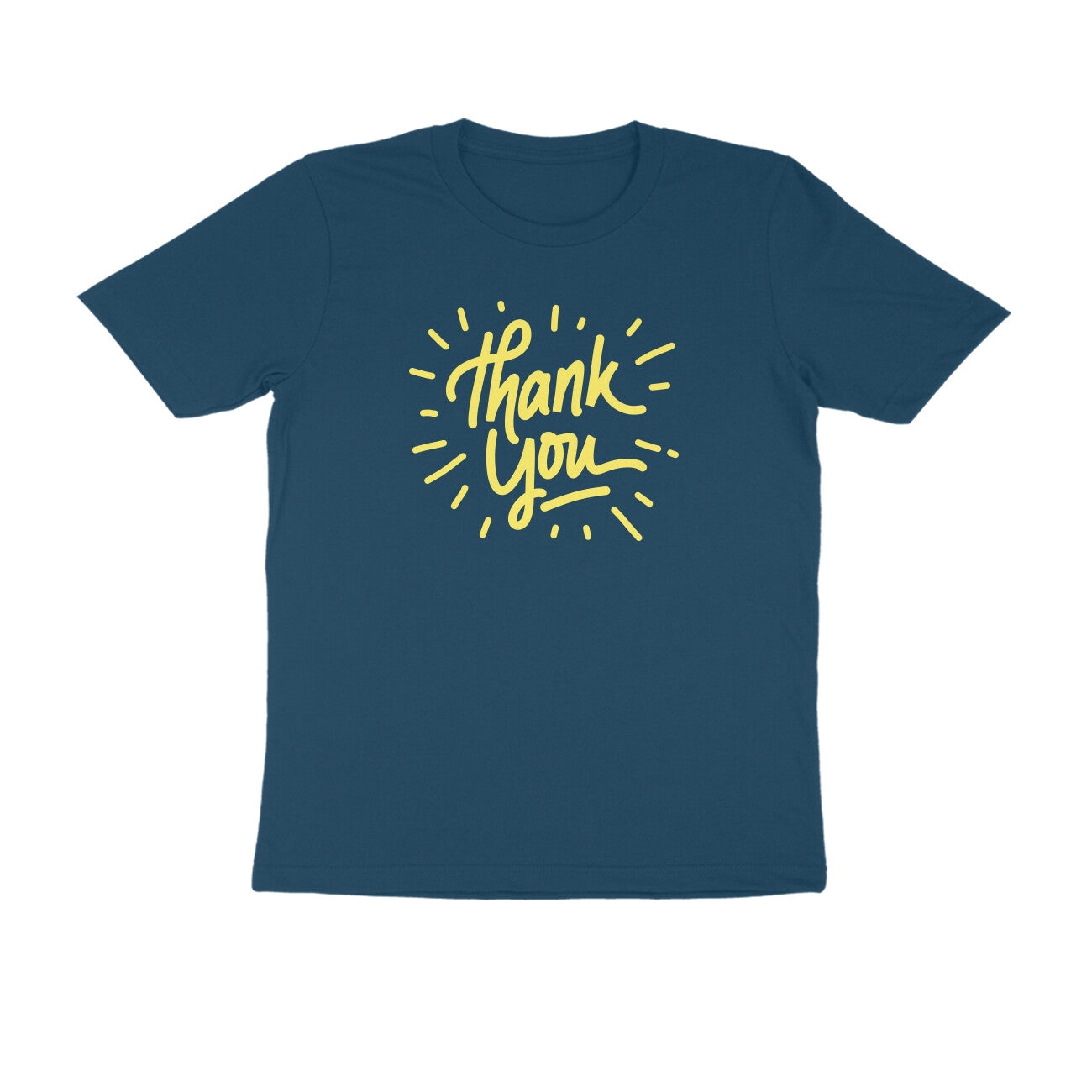 Half Sleeve Round Neck T-Shirt β Thank you 2 puraidoprints