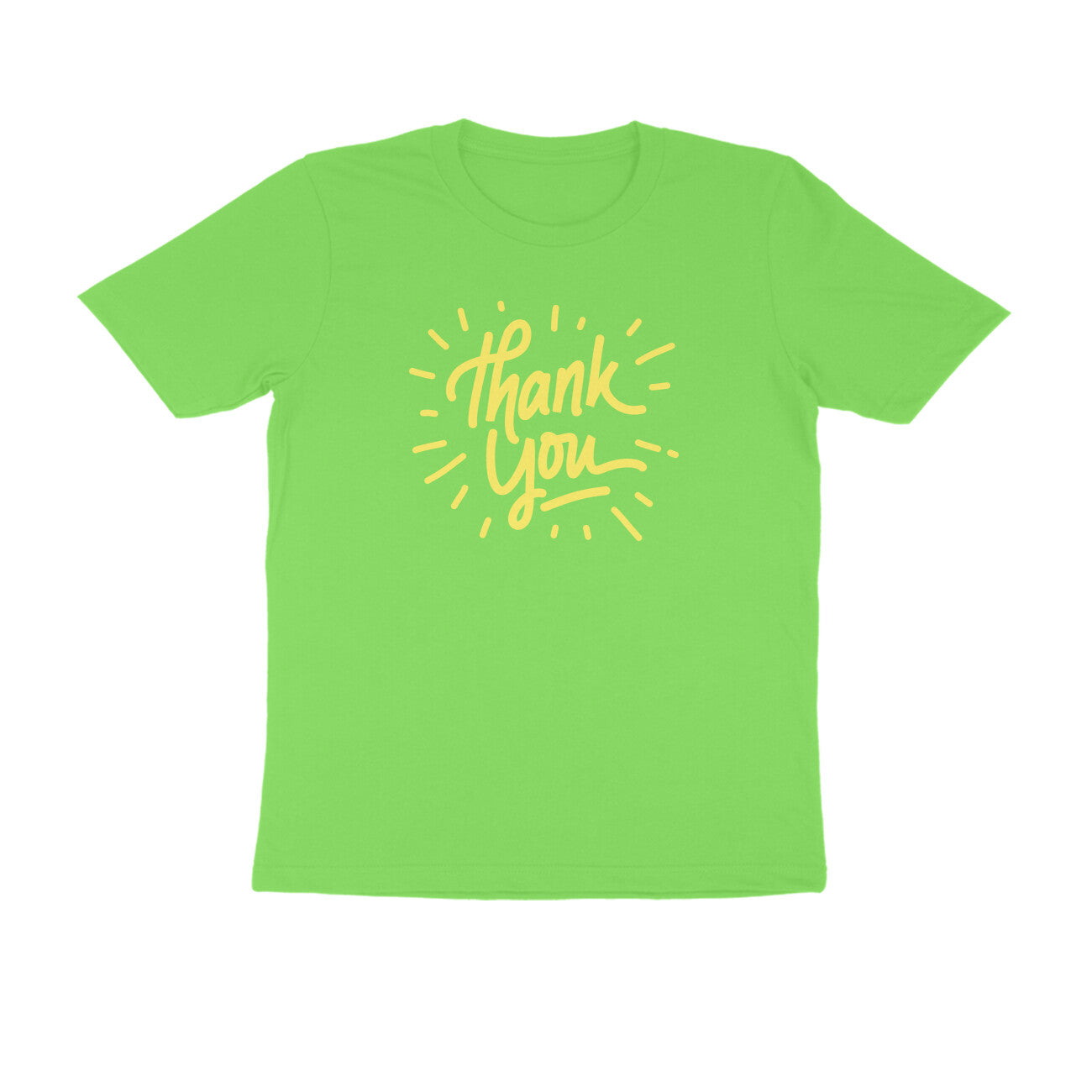 Half Sleeve Round Neck T-Shirt β Thank you 2 puraidoprints