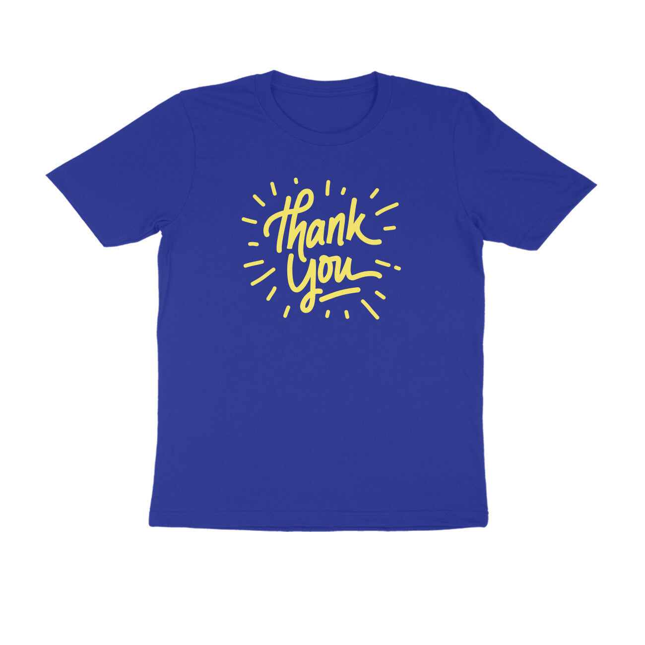 Half Sleeve Round Neck T-Shirt β Thank you 2 puraidoprints