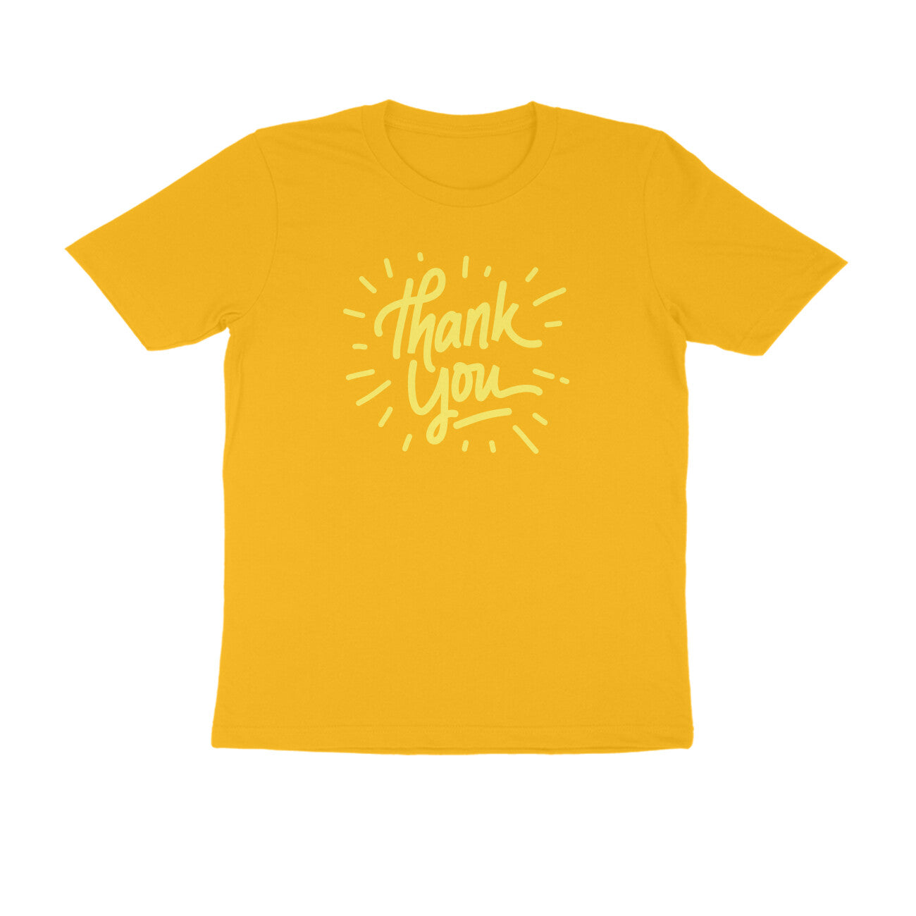 Half Sleeve Round Neck T-Shirt β Thank you 2 puraidoprints