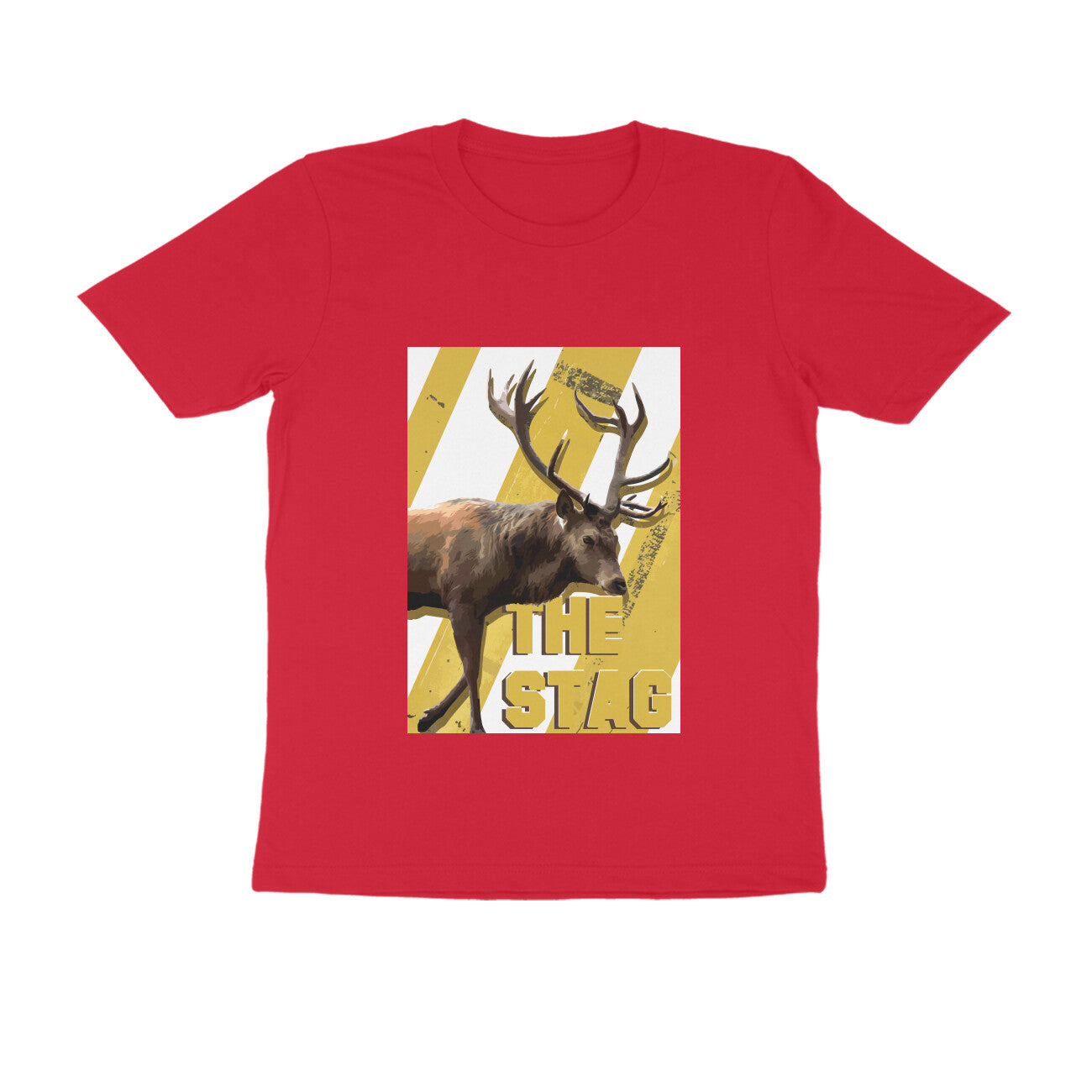 Half Sleeve Round Neck T-Shirt β The Stag puraidoprints