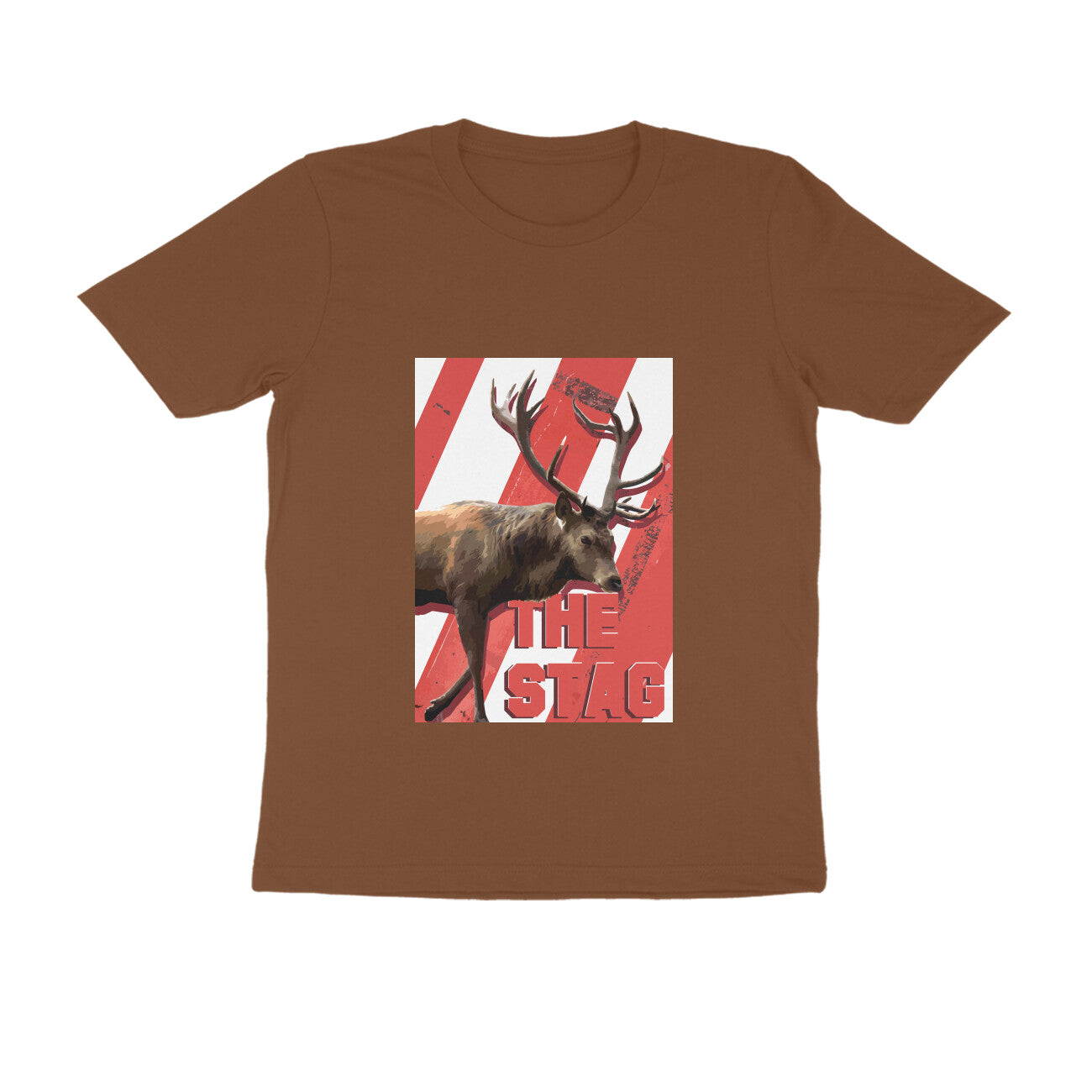 Half Sleeve Round Neck T-Shirt β The Stag puraidoprints