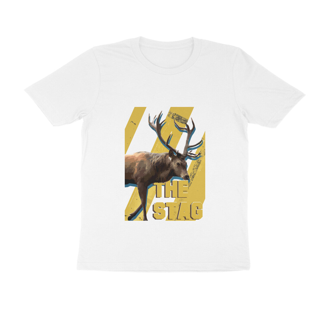 Half Sleeve Round Neck T-Shirt β The Stag puraidoprints