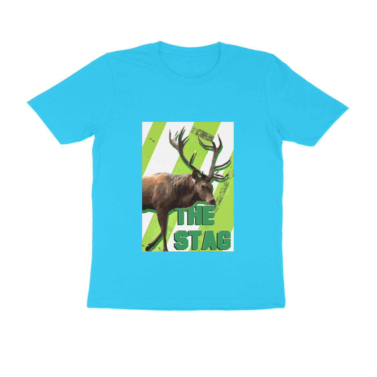 Half Sleeve Round Neck T-Shirt β The Stag puraidoprints