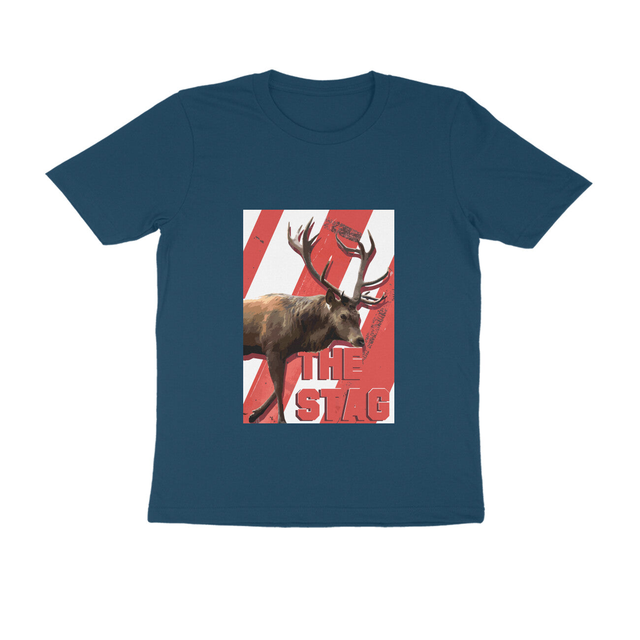 Half Sleeve Round Neck T-Shirt β The Stag puraidoprints