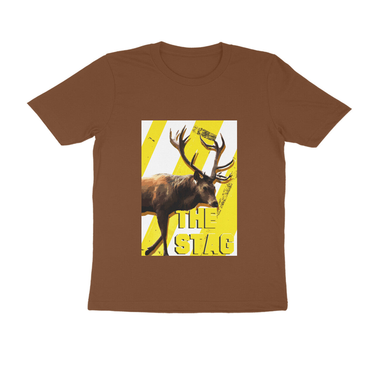 Half Sleeve Round Neck T-Shirt β The Stag puraidoprints