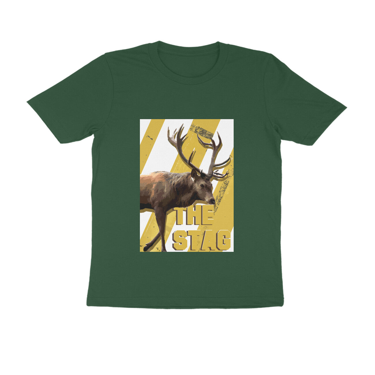 Half Sleeve Round Neck T-Shirt β The Stag puraidoprints
