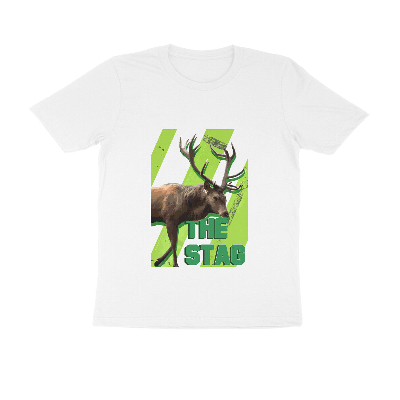 Half Sleeve Round Neck T-Shirt β The Stag puraidoprints