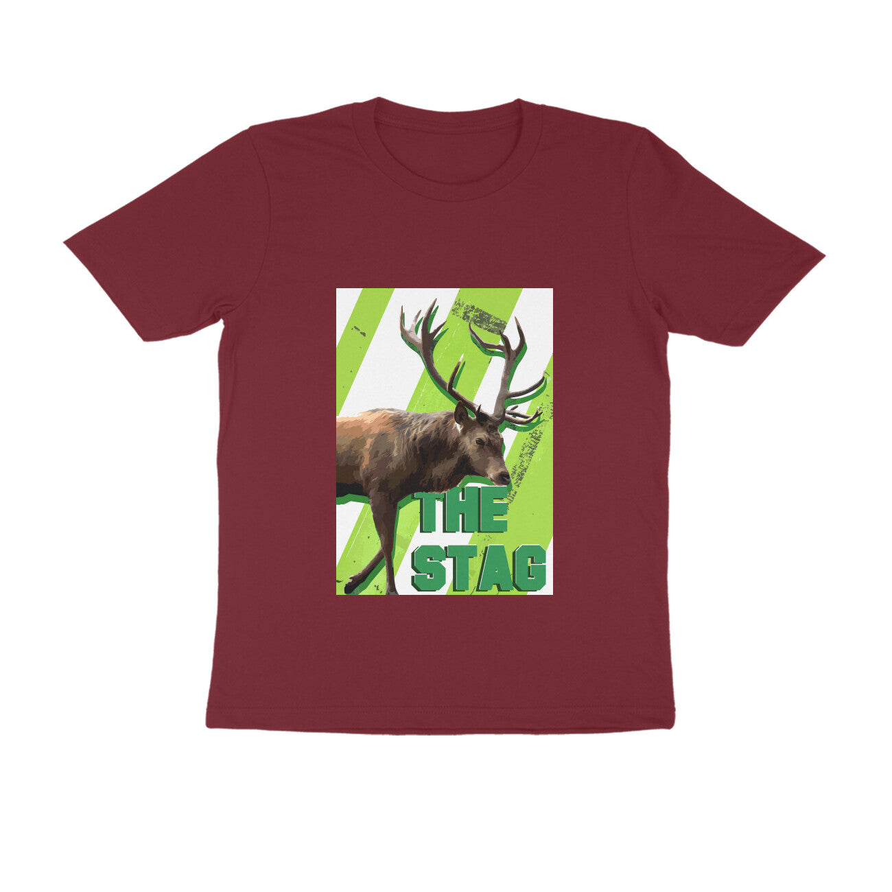 Half Sleeve Round Neck T-Shirt β The Stag puraidoprints