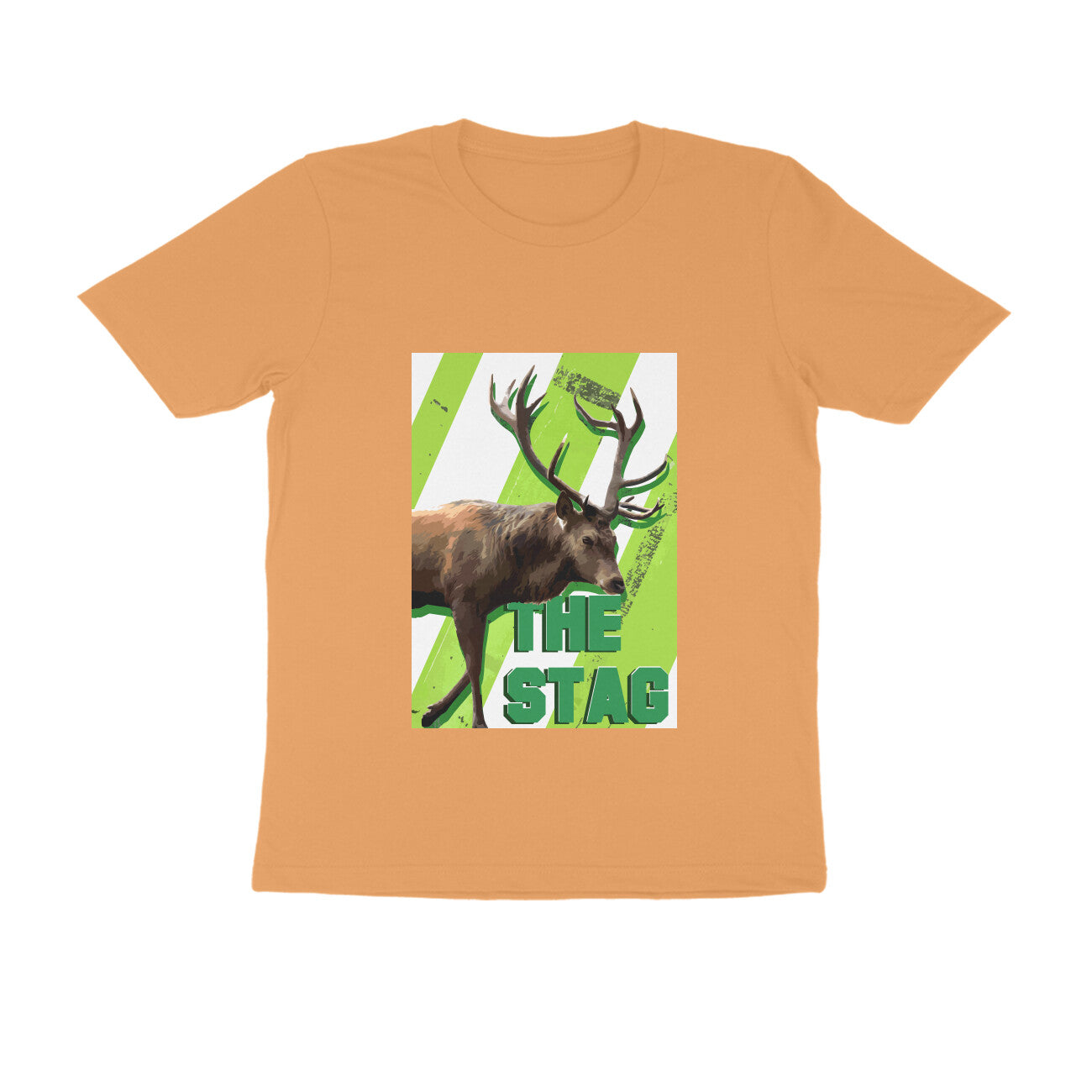 Half Sleeve Round Neck T-Shirt β The Stag puraidoprints