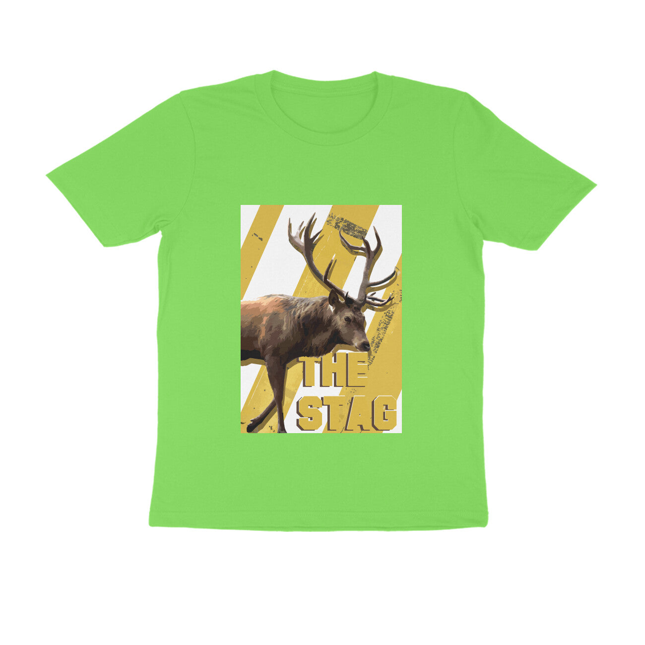 Half Sleeve Round Neck T-Shirt β The Stag puraidoprints