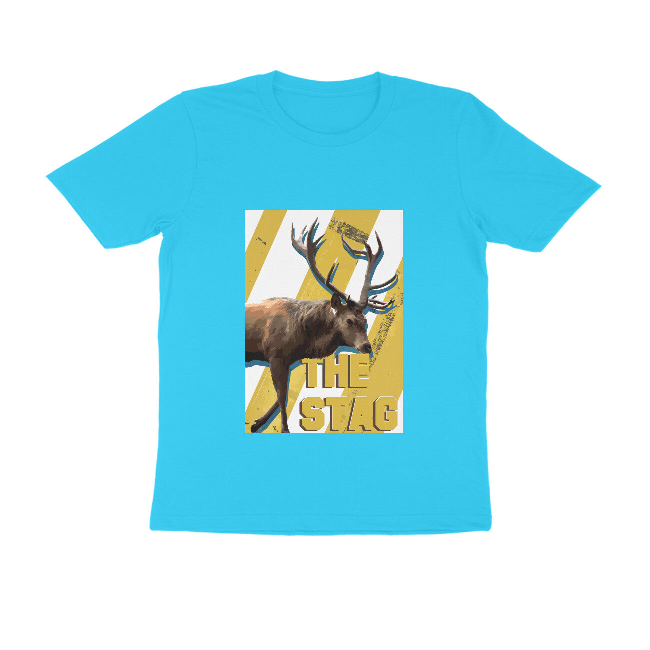 Half Sleeve Round Neck T-Shirt β The Stag puraidoprints