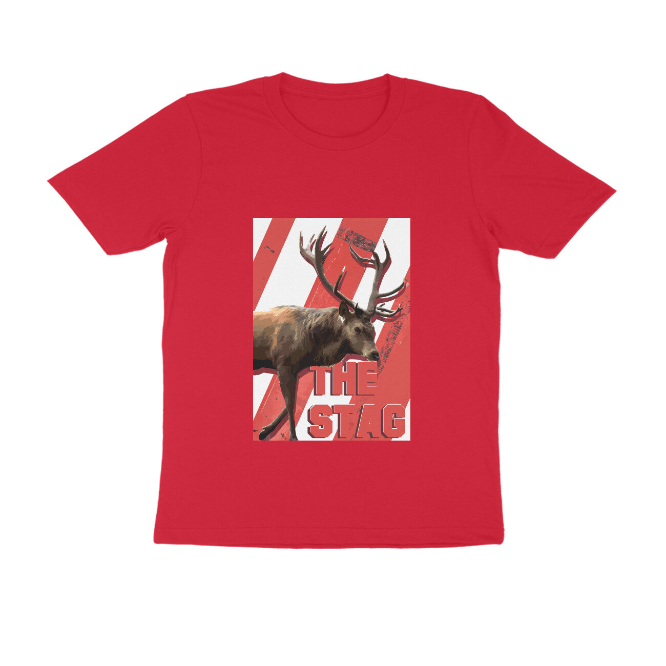 Half Sleeve Round Neck T-Shirt β The Stag puraidoprints