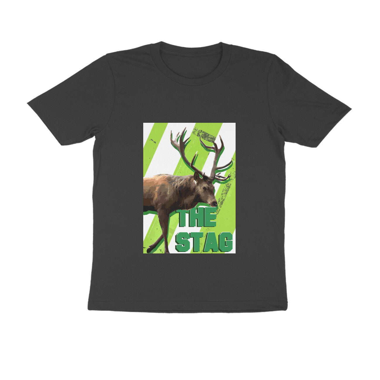 Half Sleeve Round Neck T-Shirt β The Stag puraidoprints