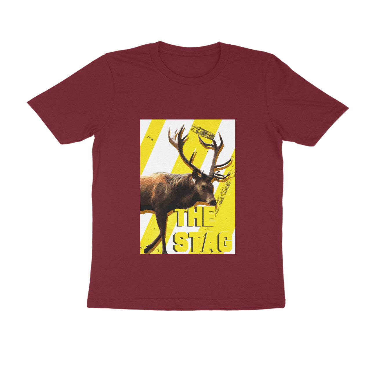 Half Sleeve Round Neck T-Shirt β The Stag puraidoprints