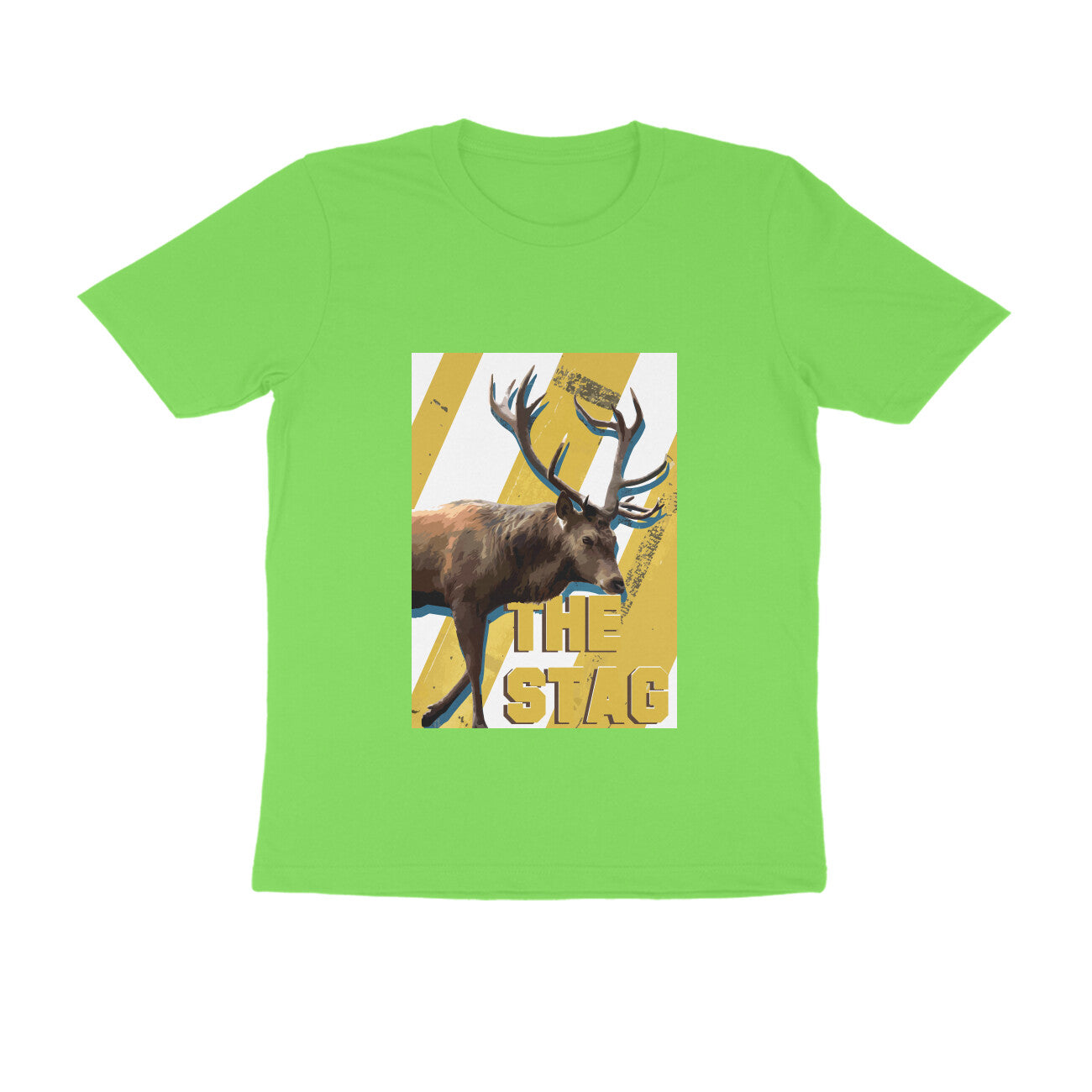 Half Sleeve Round Neck T-Shirt β The Stag puraidoprints