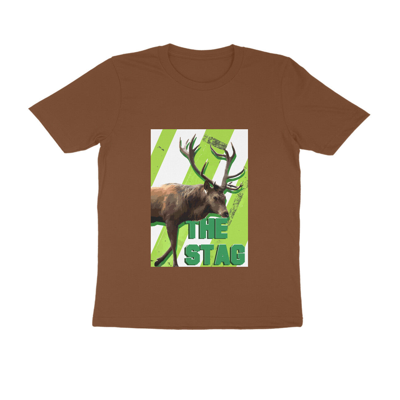 Half Sleeve Round Neck T-Shirt β The Stag puraidoprints