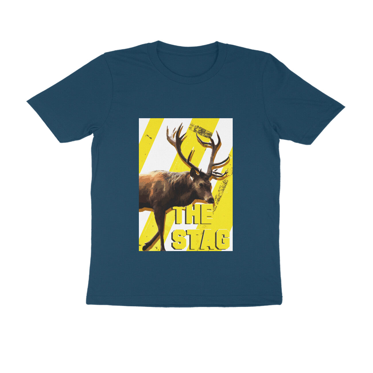 Half Sleeve Round Neck T-Shirt β The Stag puraidoprints