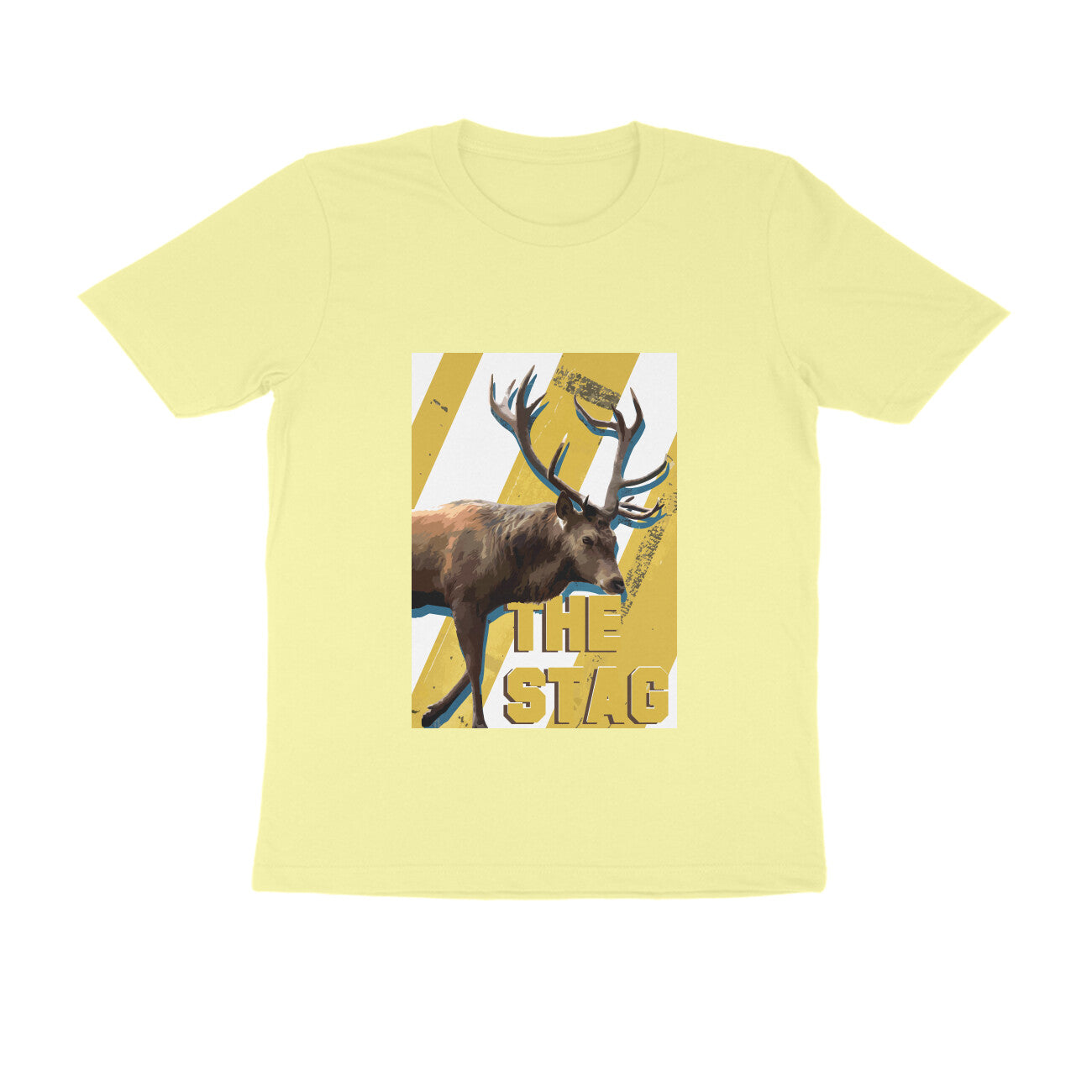 Half Sleeve Round Neck T-Shirt β The Stag puraidoprints