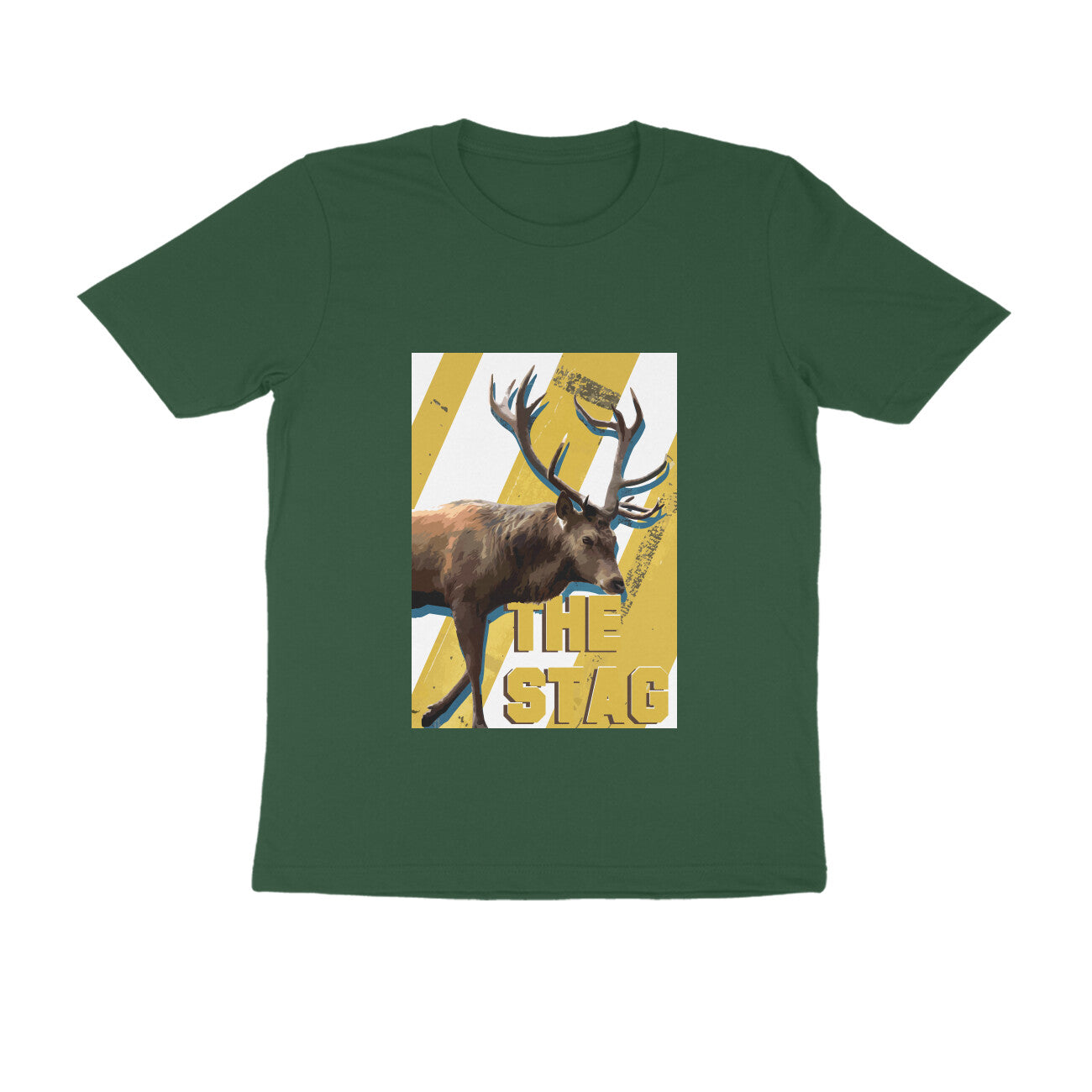 Half Sleeve Round Neck T-Shirt β The Stag puraidoprints