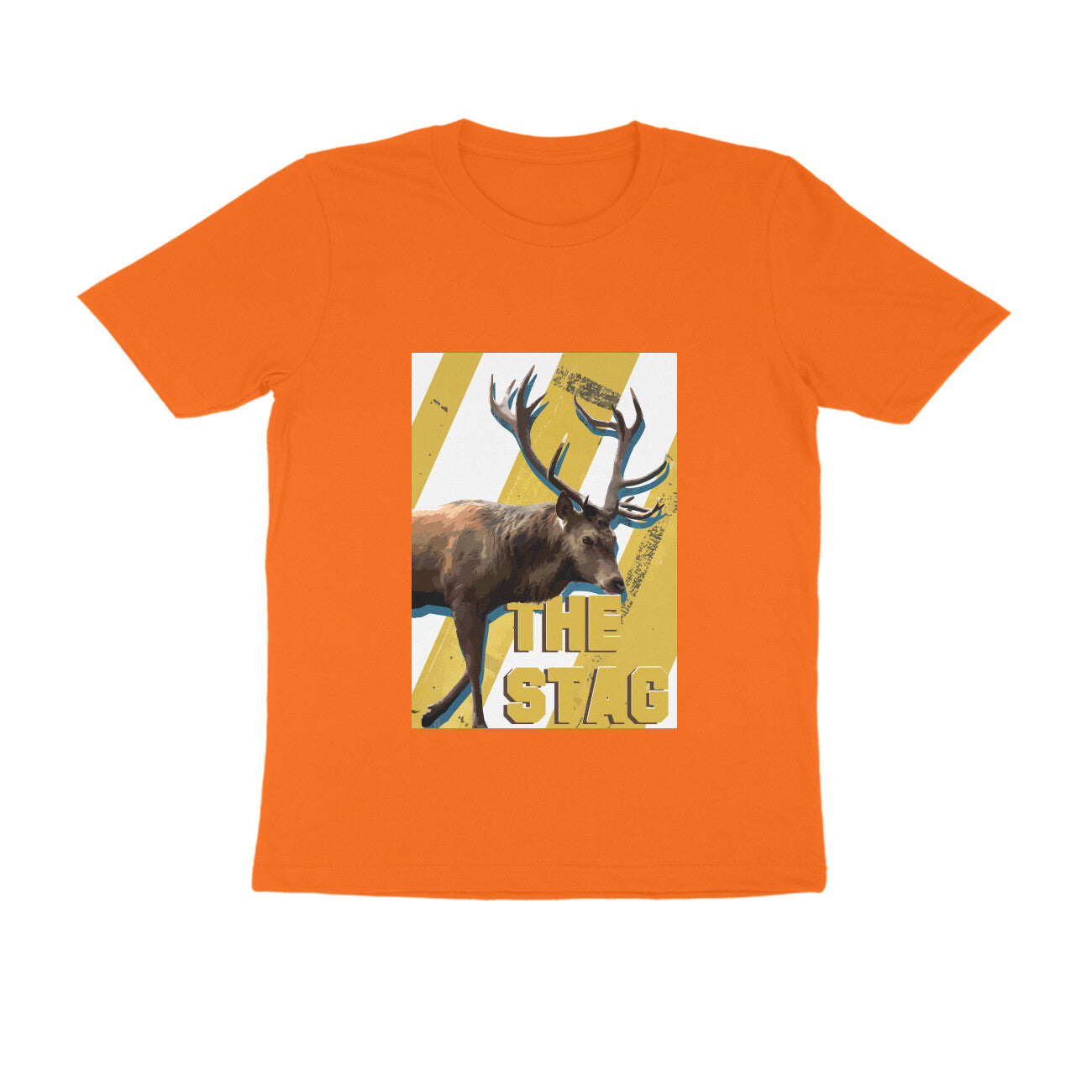 Half Sleeve Round Neck T-Shirt β The Stag puraidoprints
