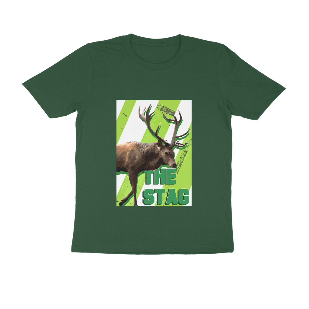 Half Sleeve Round Neck T-Shirt β The Stag puraidoprints