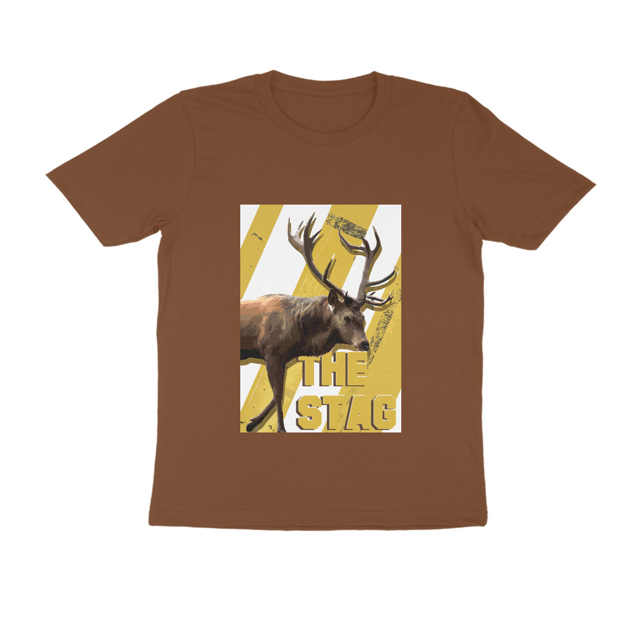 Half Sleeve Round Neck T-Shirt β The Stag puraidoprints