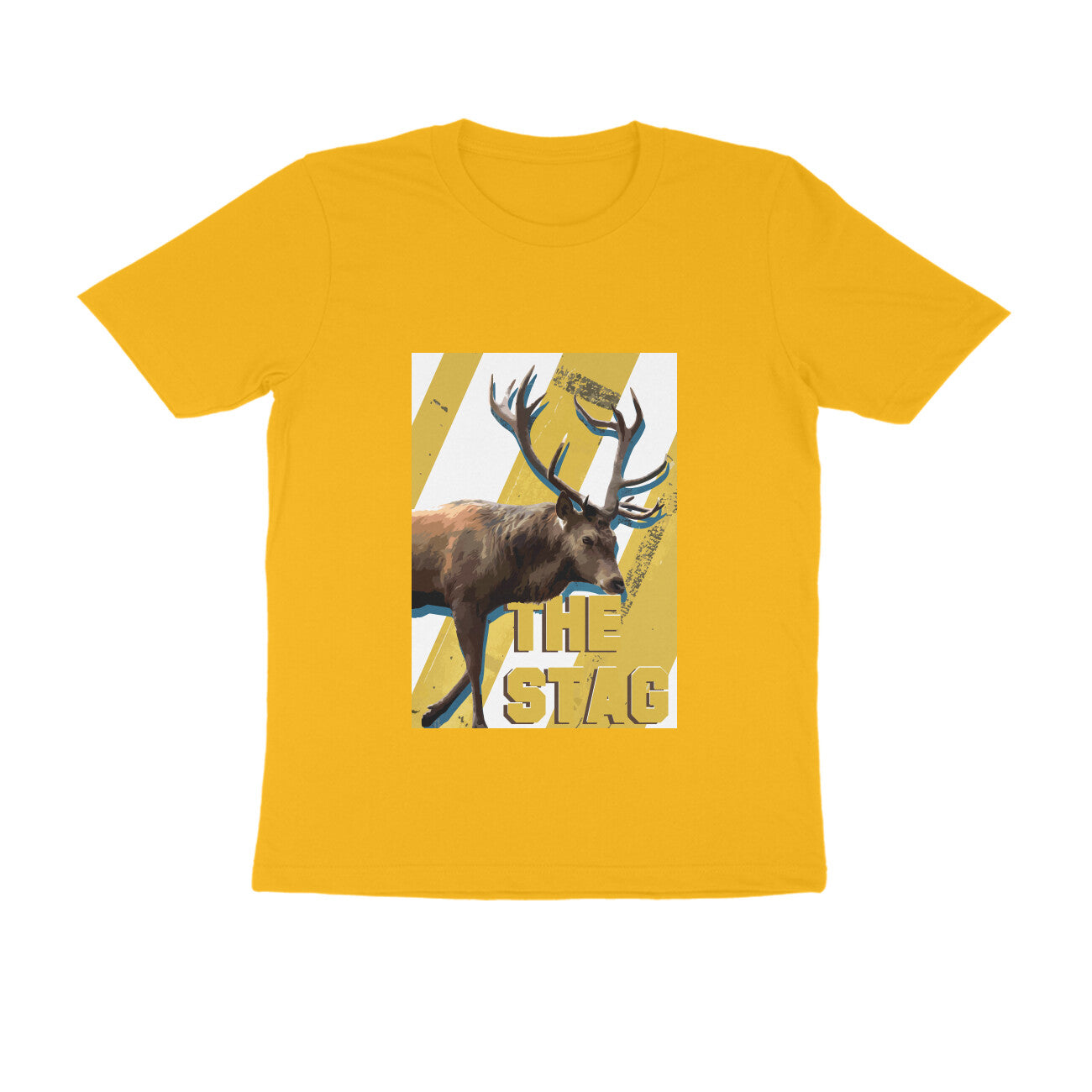 Half Sleeve Round Neck T-Shirt β The Stag puraidoprints