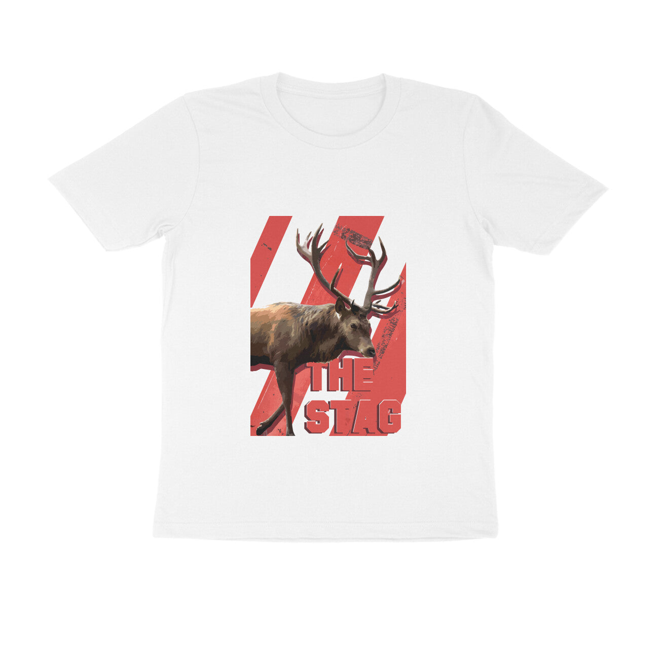 Half Sleeve Round Neck T-Shirt β The Stag puraidoprints