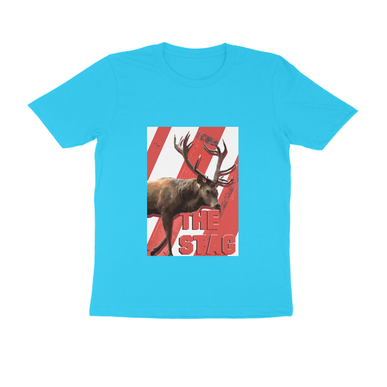 Half Sleeve Round Neck T-Shirt β The Stag puraidoprints