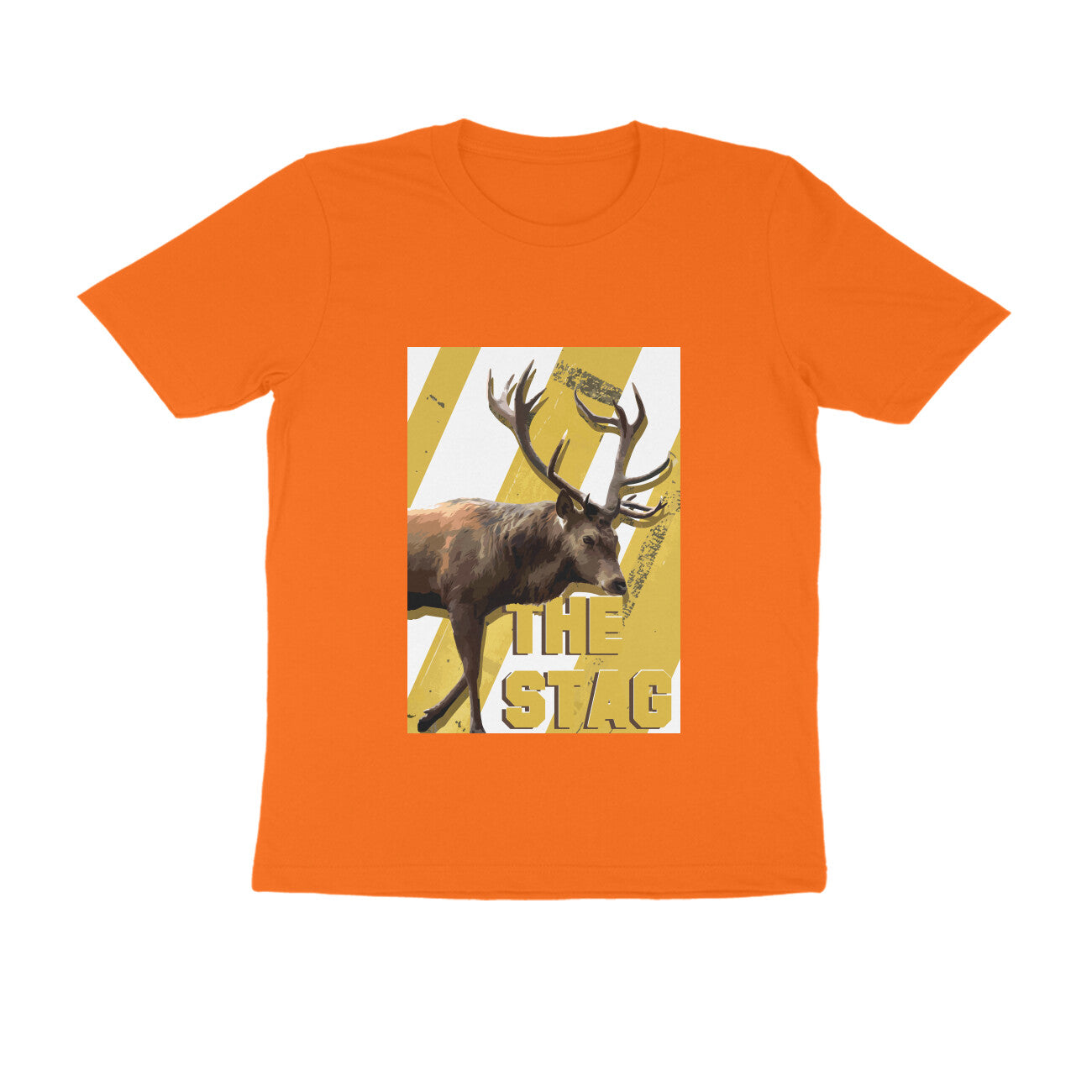 Half Sleeve Round Neck T-Shirt β The Stag puraidoprints