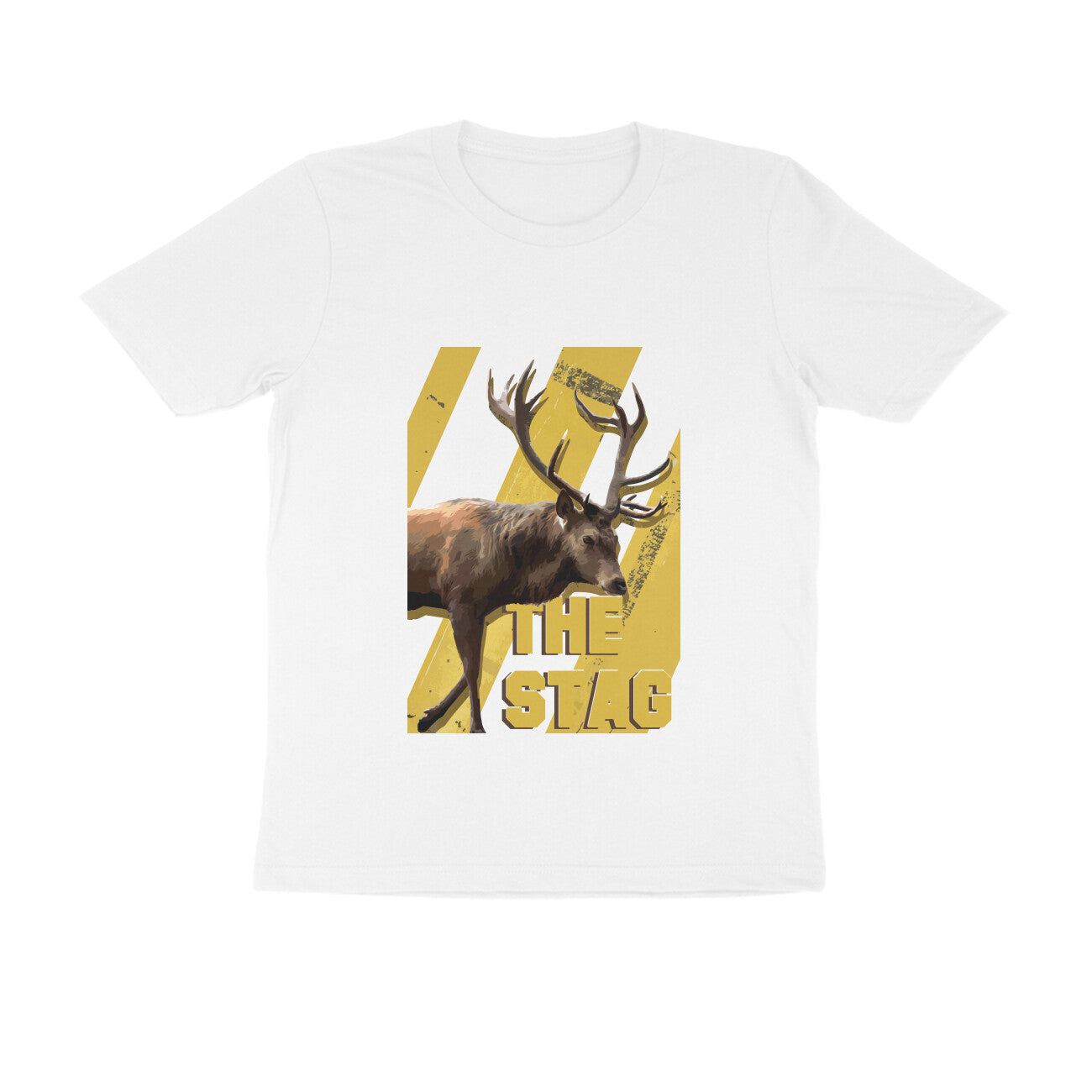 Half Sleeve Round Neck T-Shirt β The Stag puraidoprints