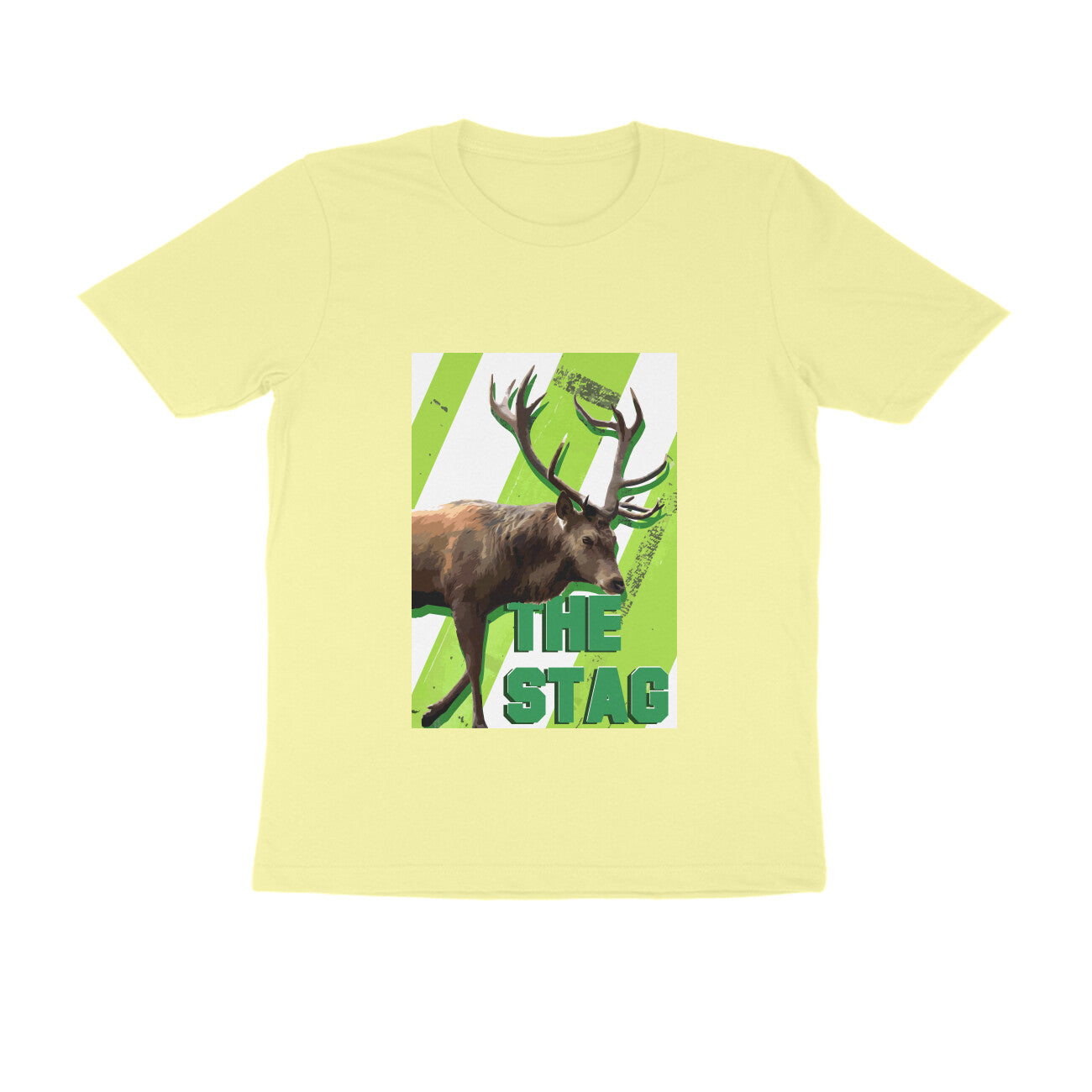 Half Sleeve Round Neck T-Shirt β The Stag puraidoprints