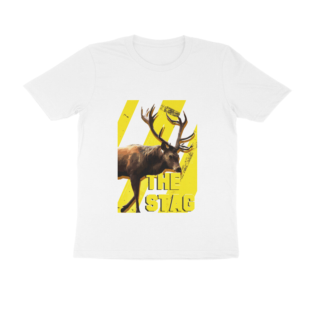 Half Sleeve Round Neck T-Shirt β The Stag puraidoprints