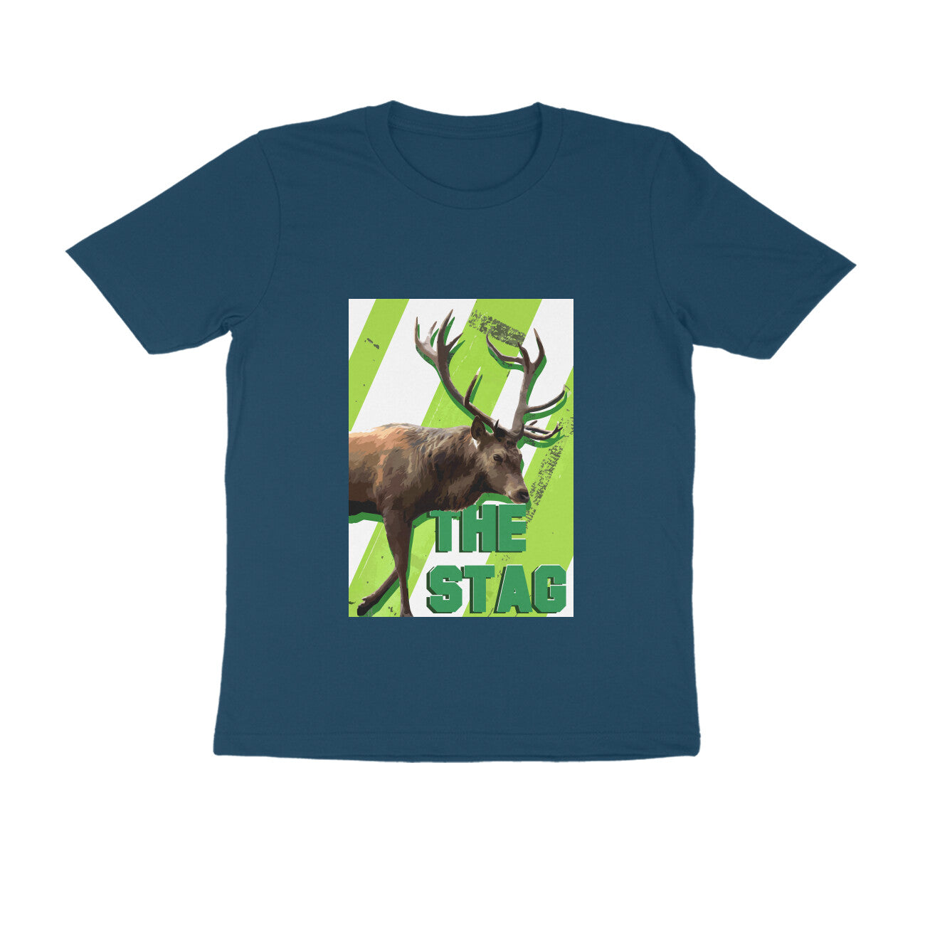 Half Sleeve Round Neck T-Shirt β The Stag puraidoprints